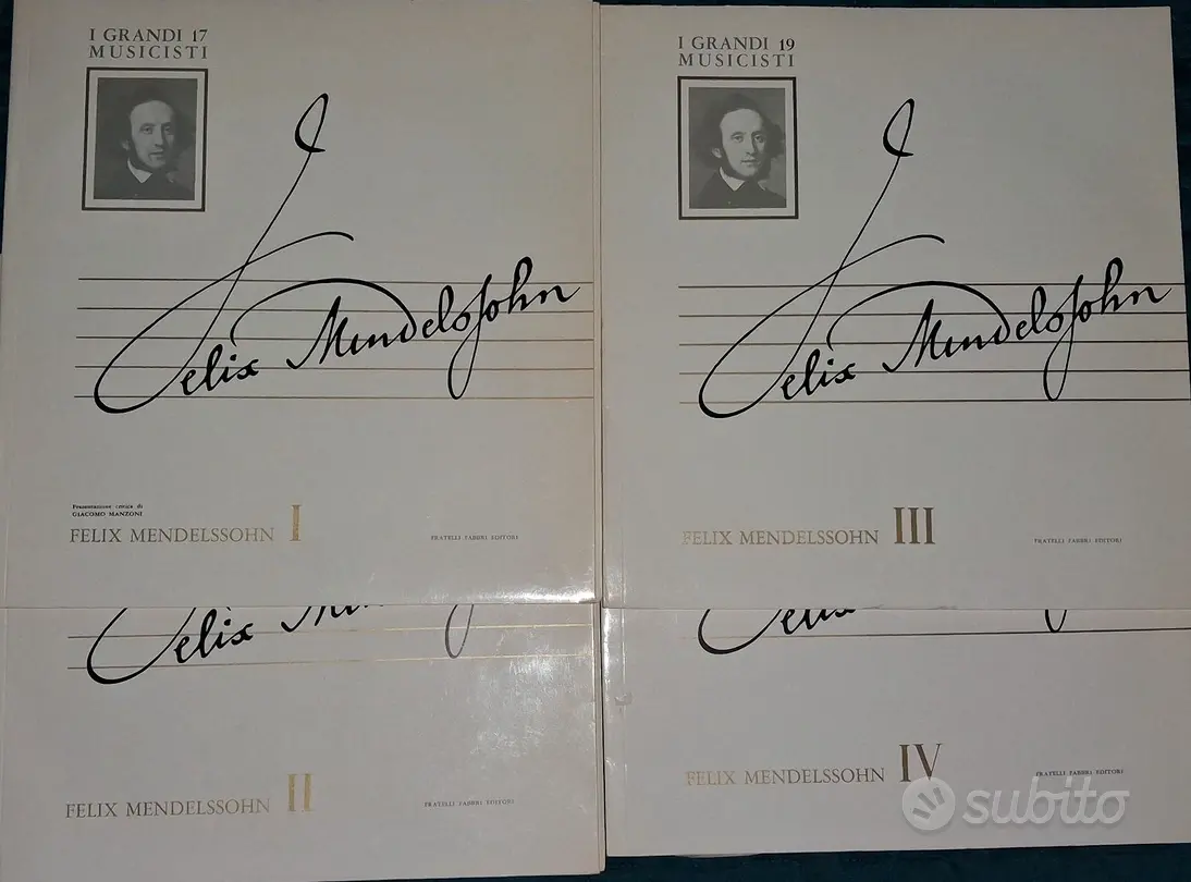 Vinili LP “I Grandi Musicisti “Felix Mendelssohn” 