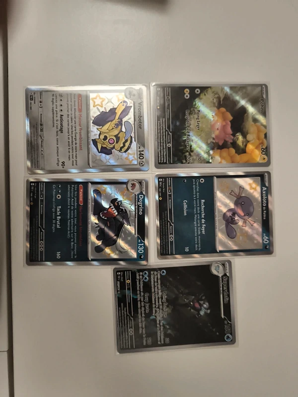 Lot de carte pokémon destinée de paldea