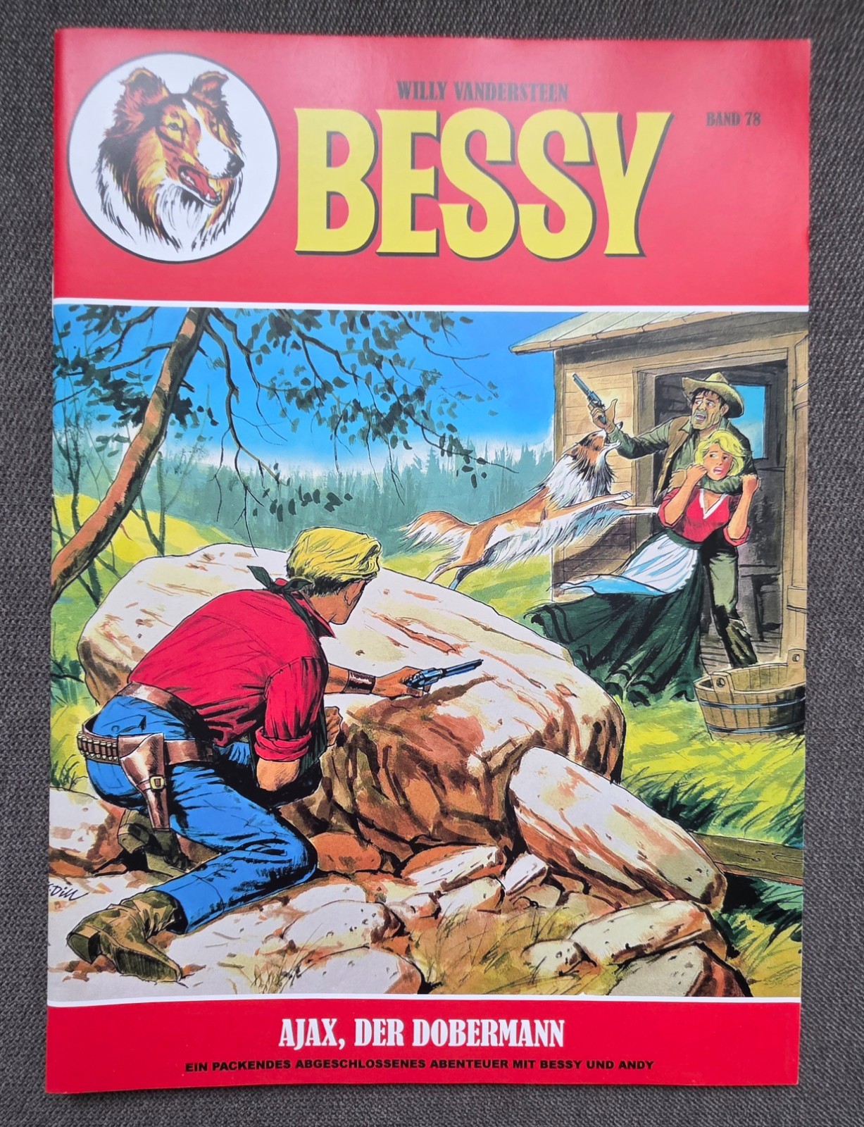 BESSY Band 78 Ajax il Dobermann Willy Vandersteen Klaus Dill ottime condizioni
