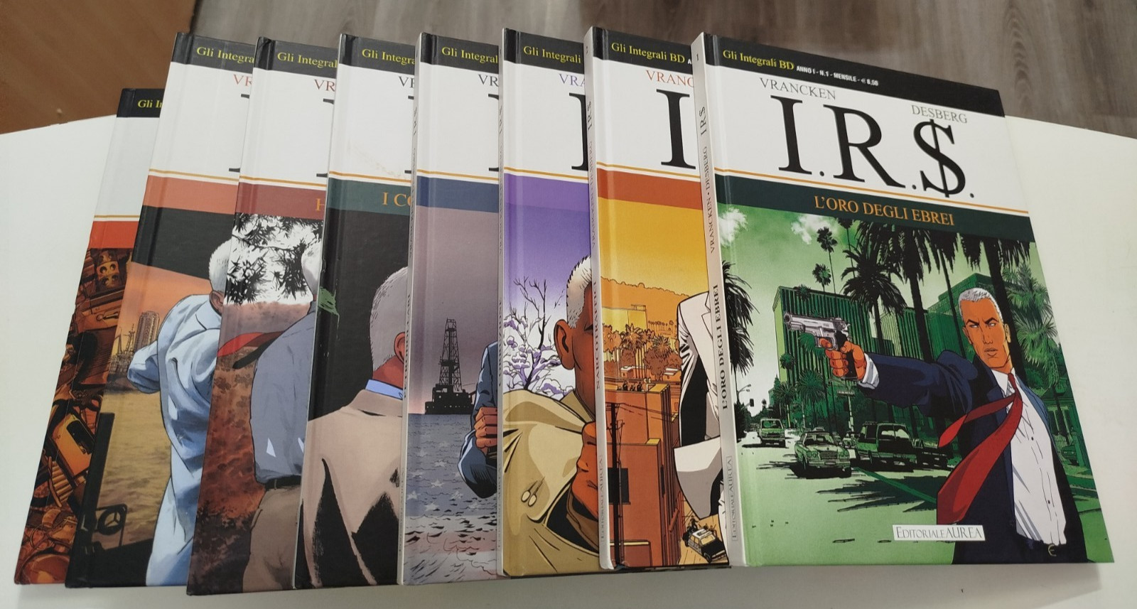 Gli Integrali BD Vrancken Desberg I.R.S Editoriale Aurea dal n° 1 a al n° 8