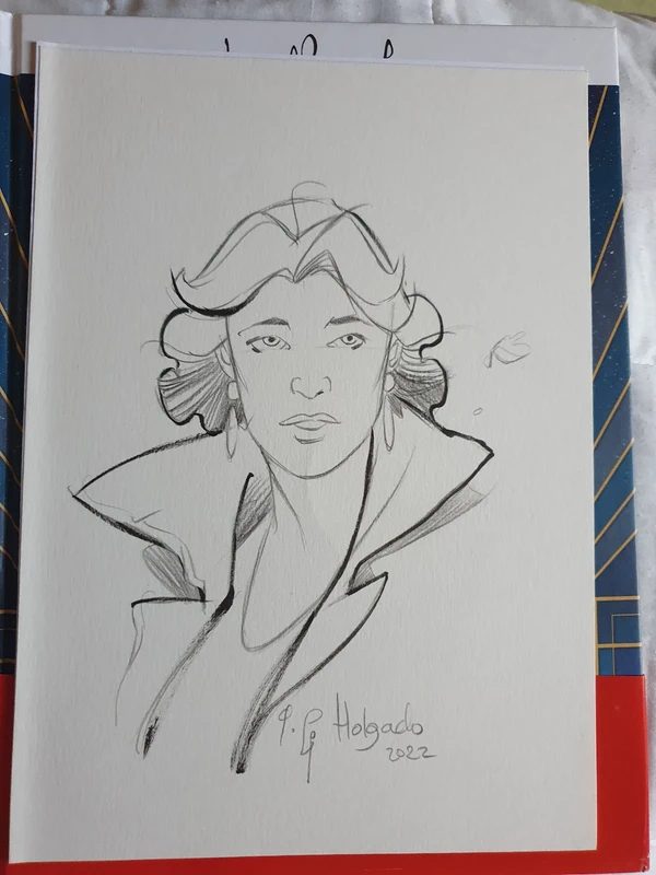 Dessin original  non nominatif d'Iñaki Holgado  sur feuille A4