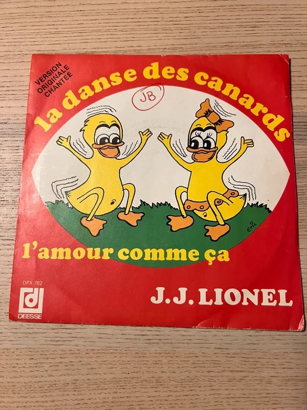 Vinyle 45 tours JJ Lionel