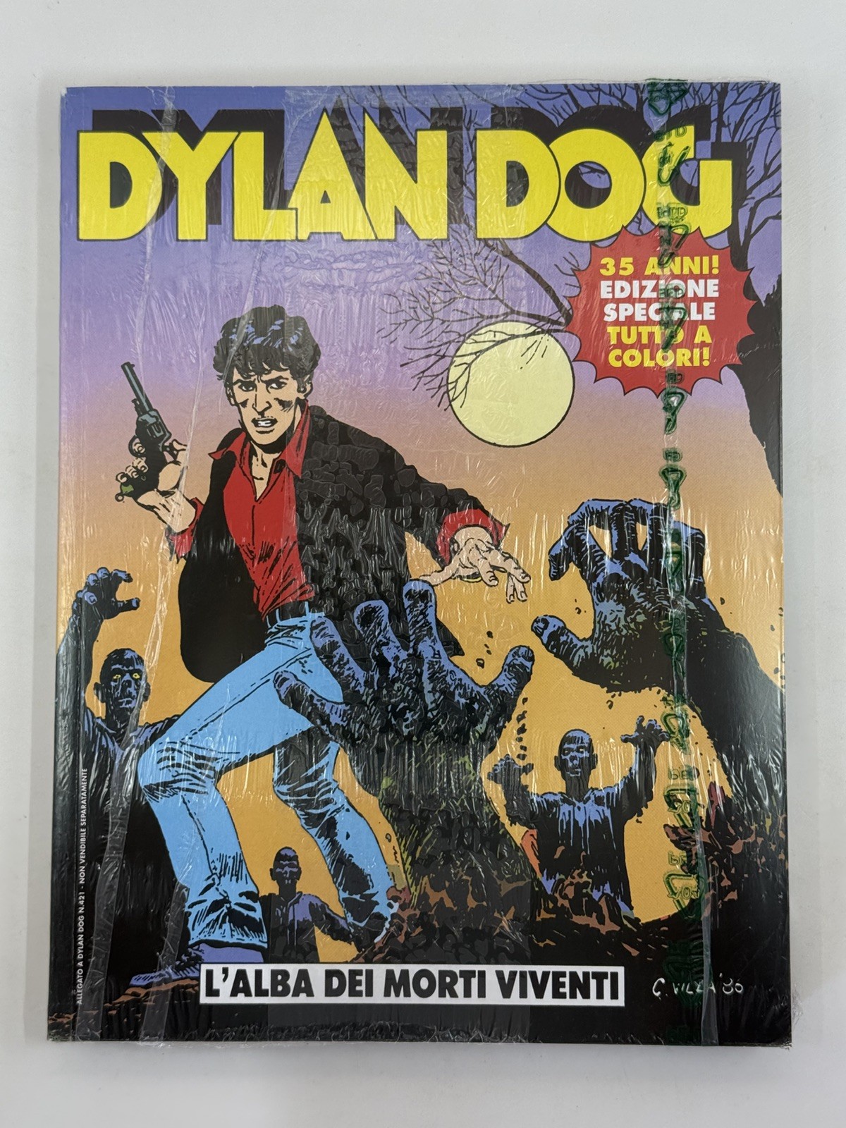 DYLAN DOG - N. 421 La Variabile BLISTERATO con N. 1 L’Alba dei Morti Viventi 35^