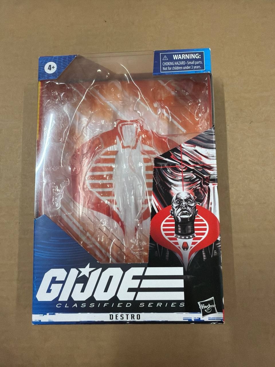 Modellino Hasbro GI Joe Classified Series Destro scatola vuota SOLO SCATOLA