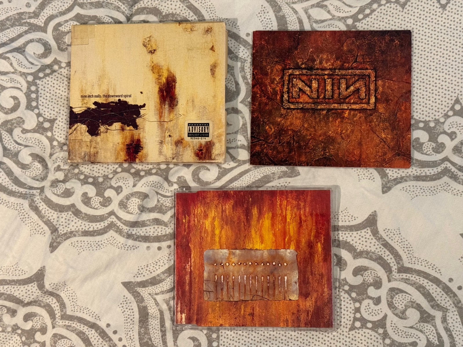 Nine Inch Nails The Downward Spiral CD Album 1994 Interscope 92346-2 Jewel