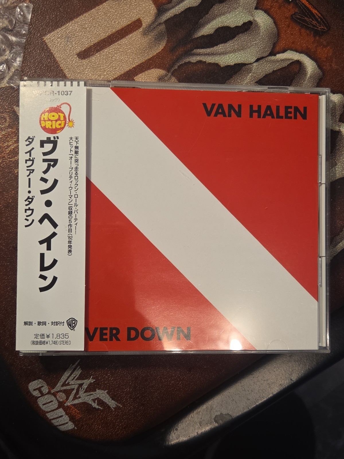 Van Halen – Diver Down Japan CD w/ OBI WPCR-1037 Warner Bros Hot Price 1997