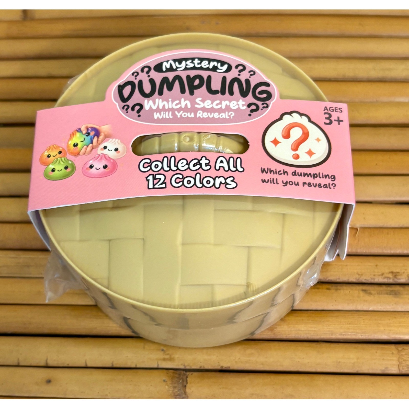 Mystery Dumpling Squishy Giocattolo Scatola Cieca Cestino Vaporiera Serie 1 NV-09958 Età 3+