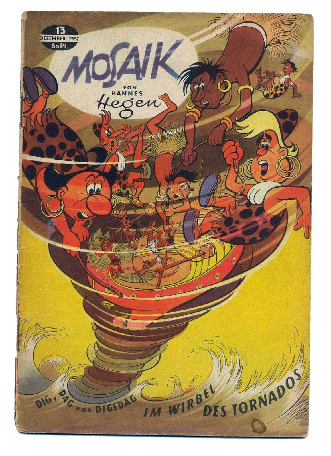 Mosaico n.13, dicembre 1957, originale di Hannes Hegen