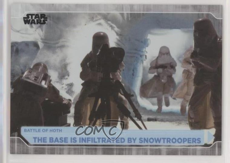 2021 Topps Star Wars Battle Plans Foilboard Snowtrooper #77 0l1b