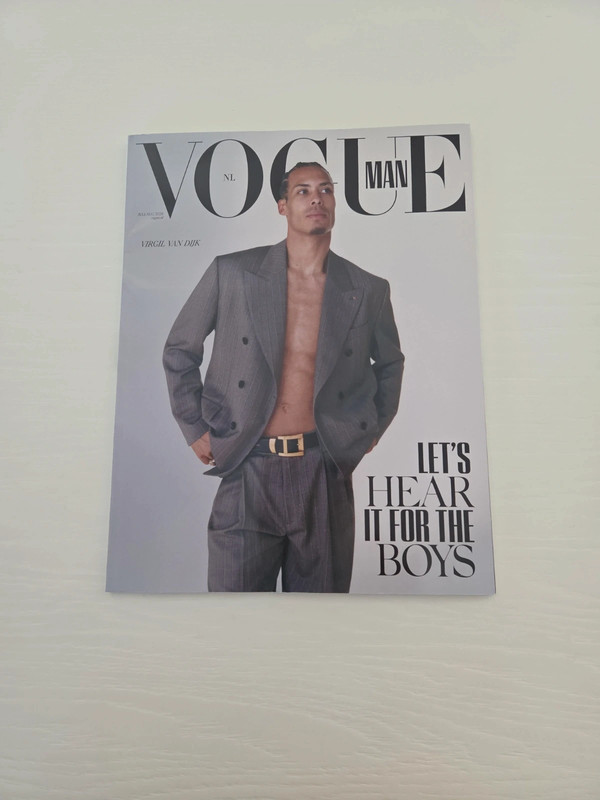 Vogue Man Nederland (Juli/Augustus 2026) met voetballer Virgil van Dijk