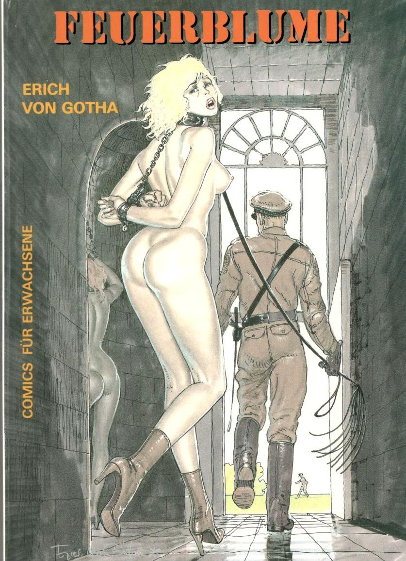Erich von Gotha FIORE DI FUOCO Comix fumetti nudo erotico seno