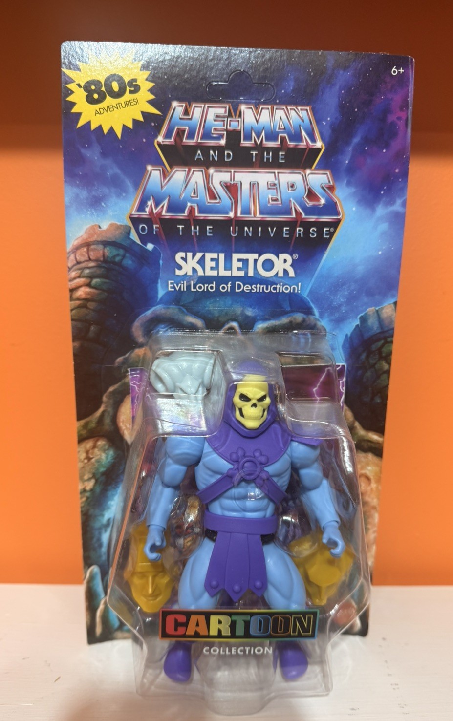 SKELETOR MASTERS OF THE UNIVERSE ORIGINS MOTU COLLEZIONE CARTONI ANIMATI NON PERFORATO