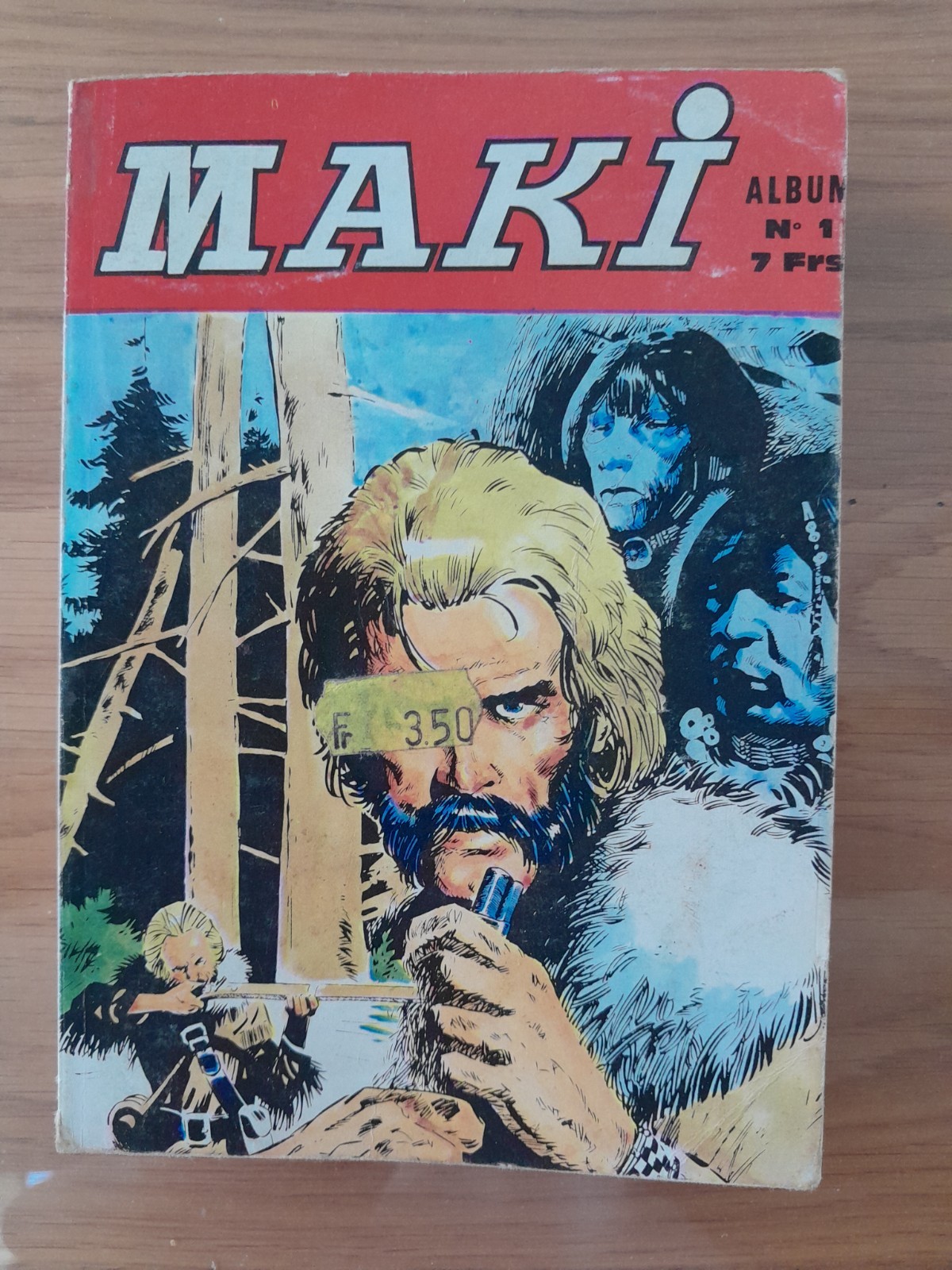 ALBUM MAKI    N°01   JEUNESSE ET VACANCES   1977   BE   (01-02-03)