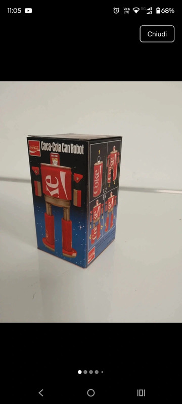 Coca-cola robot made Japan anni 80