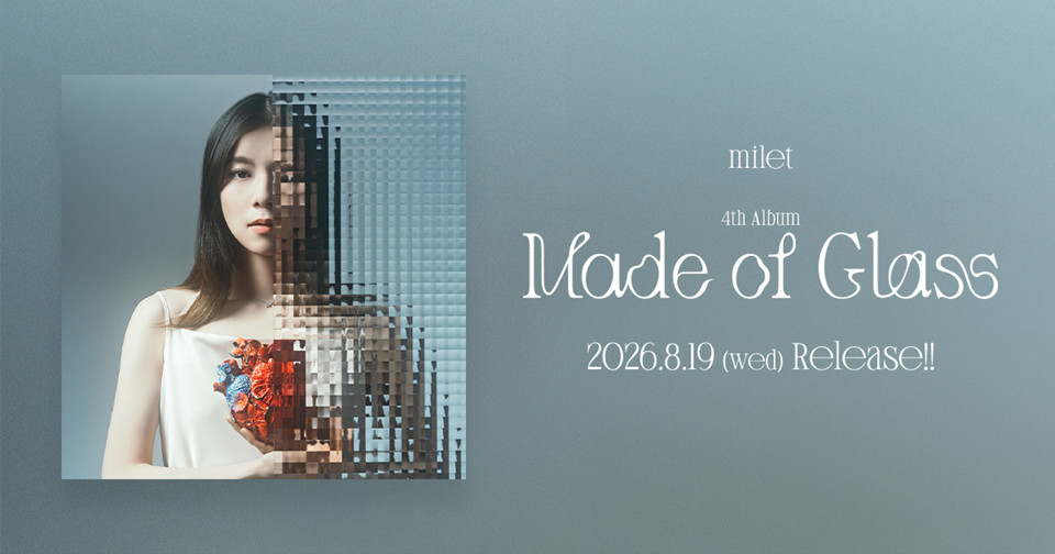New milet Made of Glass Limited Edition CD Blu-ray Japan 4547366822113 SECL-3332