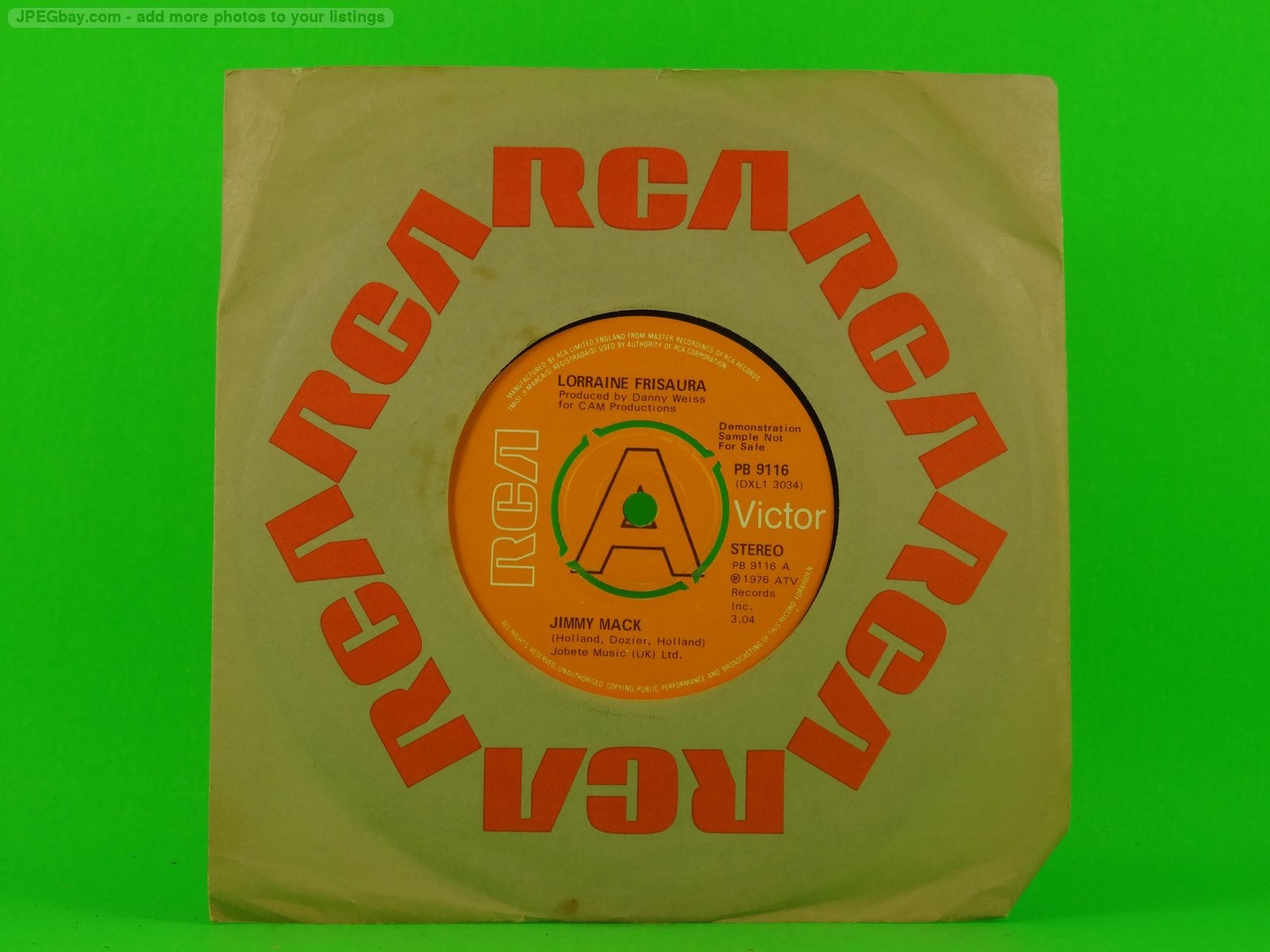 FRISAURA,LORRAINE JIMMY MACK (137) 7" RCA