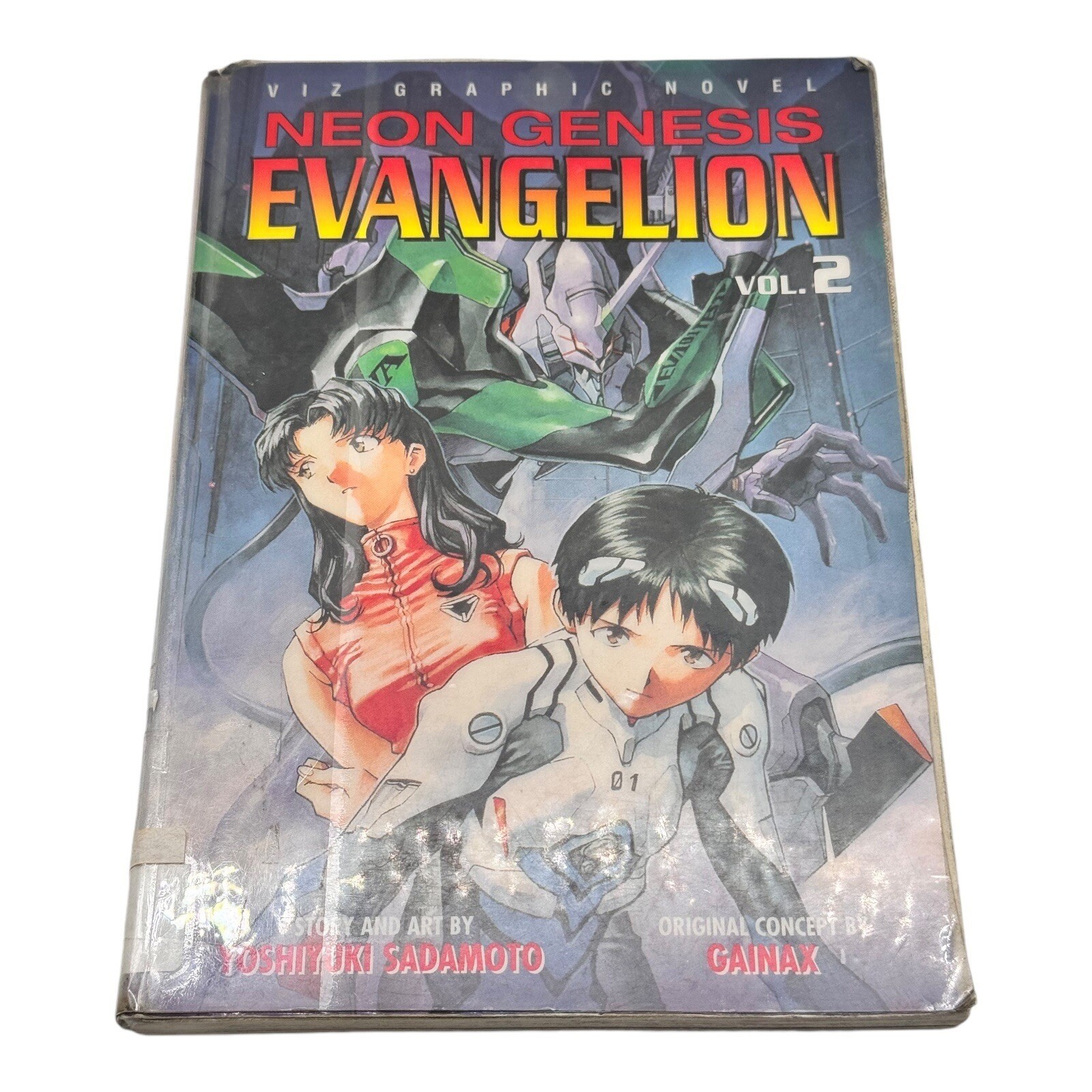 Neon Genesis Evangelion Vol 2 Manga Viz Graphic Novel Yoshiyuki Sadamoto Buono