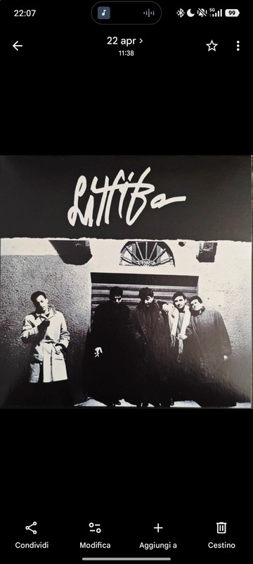 Litfiba Singolo 7" Claustrofobia/Vuoto