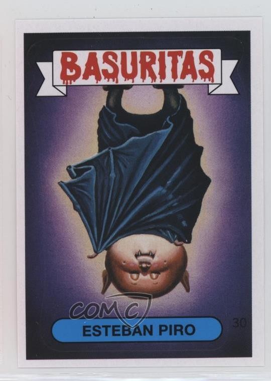 1988 Stani Basuritas (Garbage Pail Kids) Esteban Piro #30 1e8j