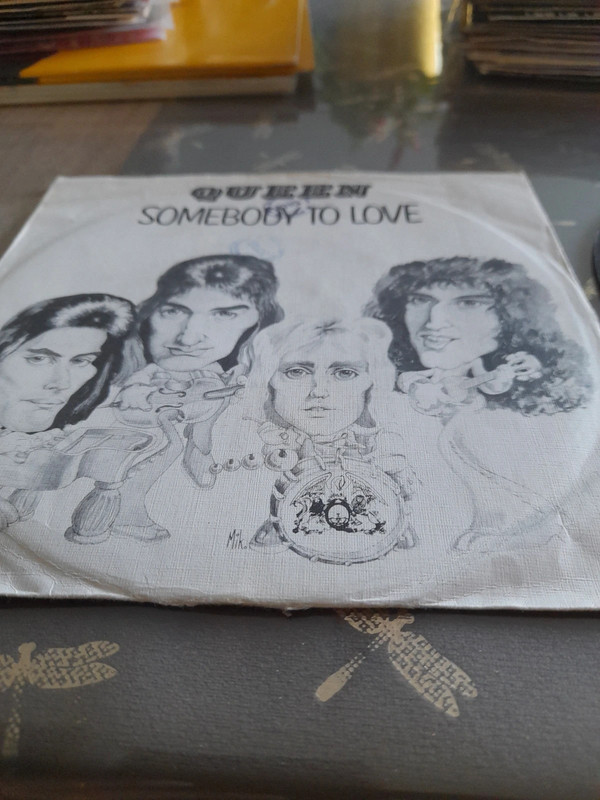 45 giri Queen somebody to love Queen