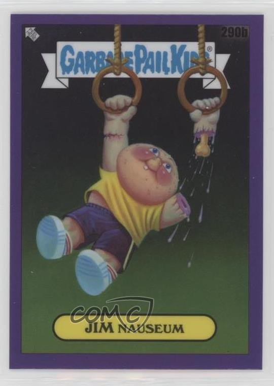 2024 Topps Chrome Garbage Pail Kids Series 7 Purple Refractor JIM Nauseum 1u6