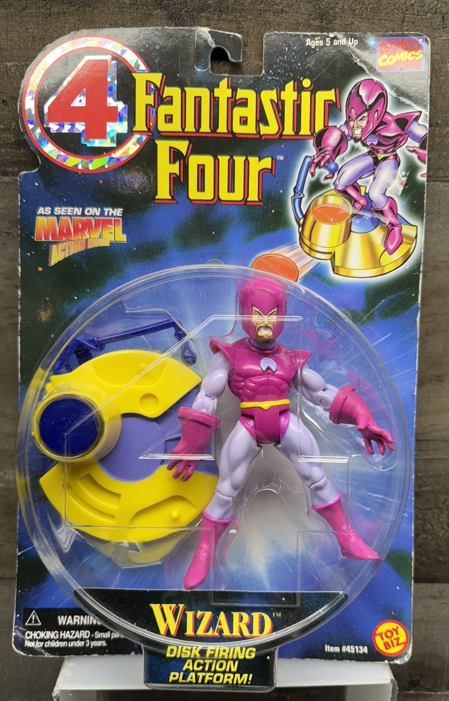 Modellino Vintage 1996 Toy Biz Marvel Comics Fantastici Quattro Maghi Sigillato 