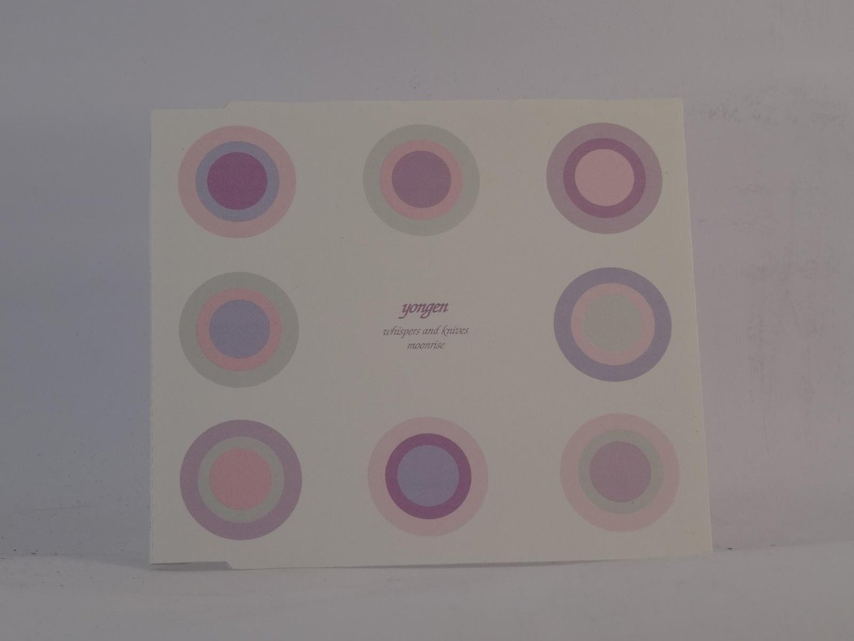 YONGEN WHISPERS AND KNIVES (G77) 2 Track CD Single plus Picture Sleeve 