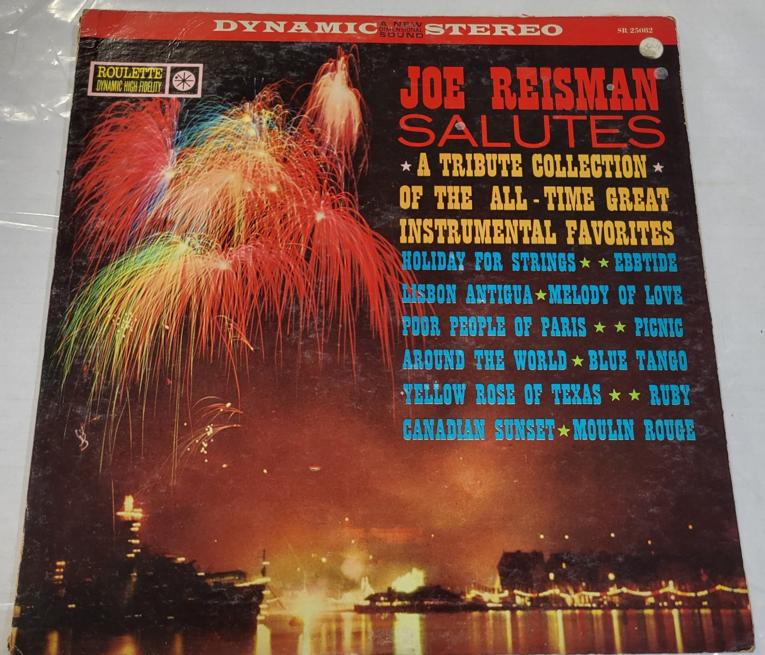 Joe Reisman Salutes The All-Time Instrumental Favorites LP SR 25082