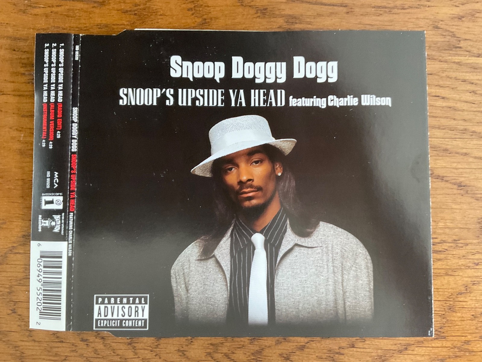 SNOOP DOGGY DOGG~SNOOP'S UPSIDE YA HEAD~1996 CD SINGLE~EXCELLENT CONDITION!