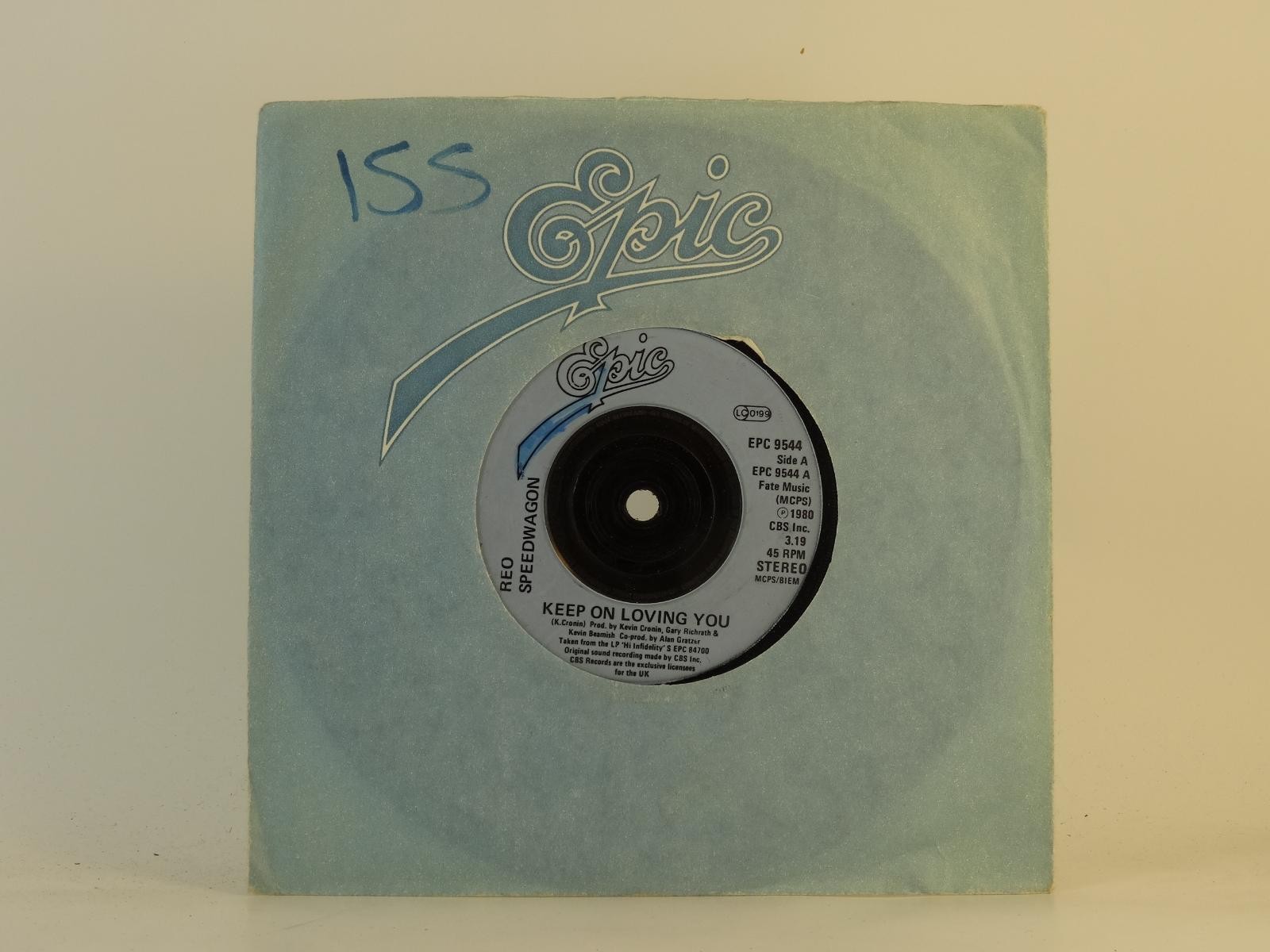 REO SPEEDWAGON KEEP ON LOVING YOU (57) 2 Track 7" Single including Company Sleev