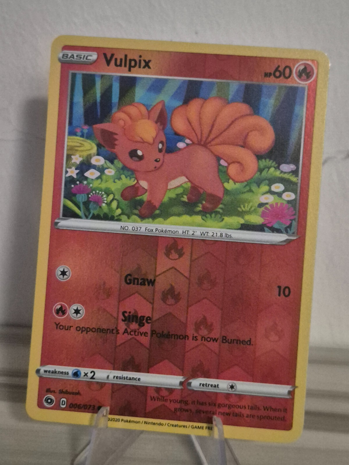 Vulpix 06/73 Champions Path Reverse Holo
