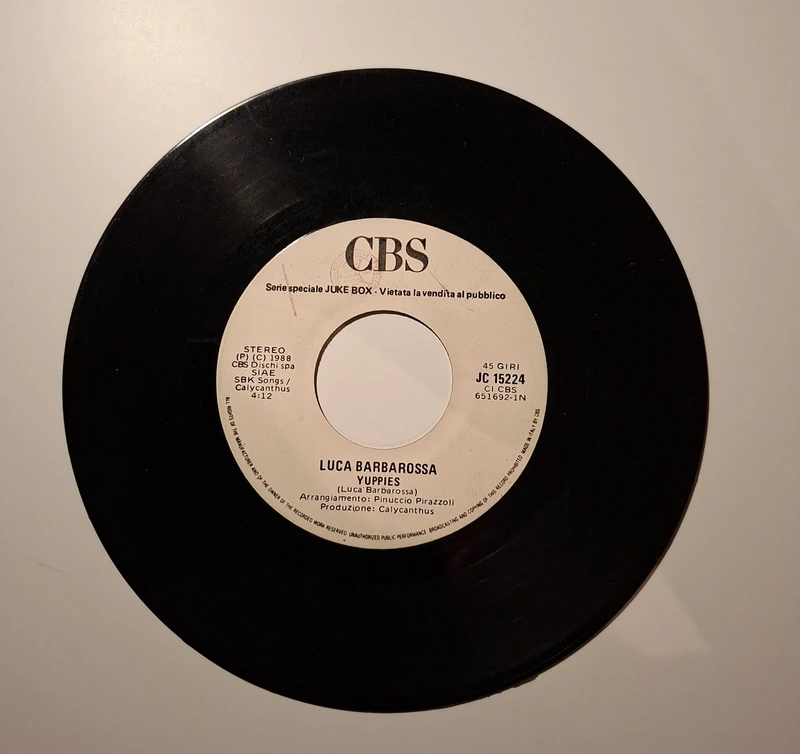 Luca Barbarossa / Ivano Fossati * split single