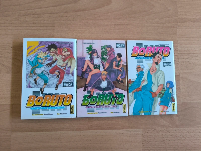 Boruto tome 18,19,20