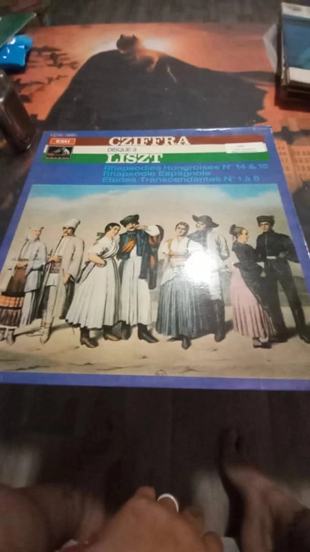 Vinyle 33tr liszt rhapsodies hongroises 14 et 15