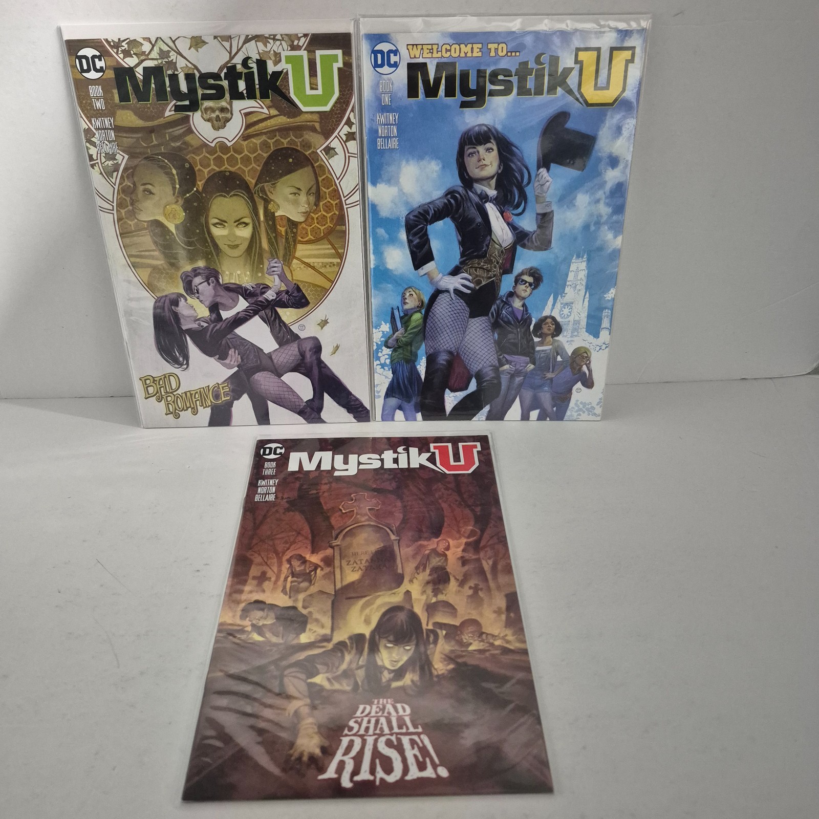 Mystik U (2018) Set numeri # 1-3 • DC Comics • Kwitney • Norton • Bellaire