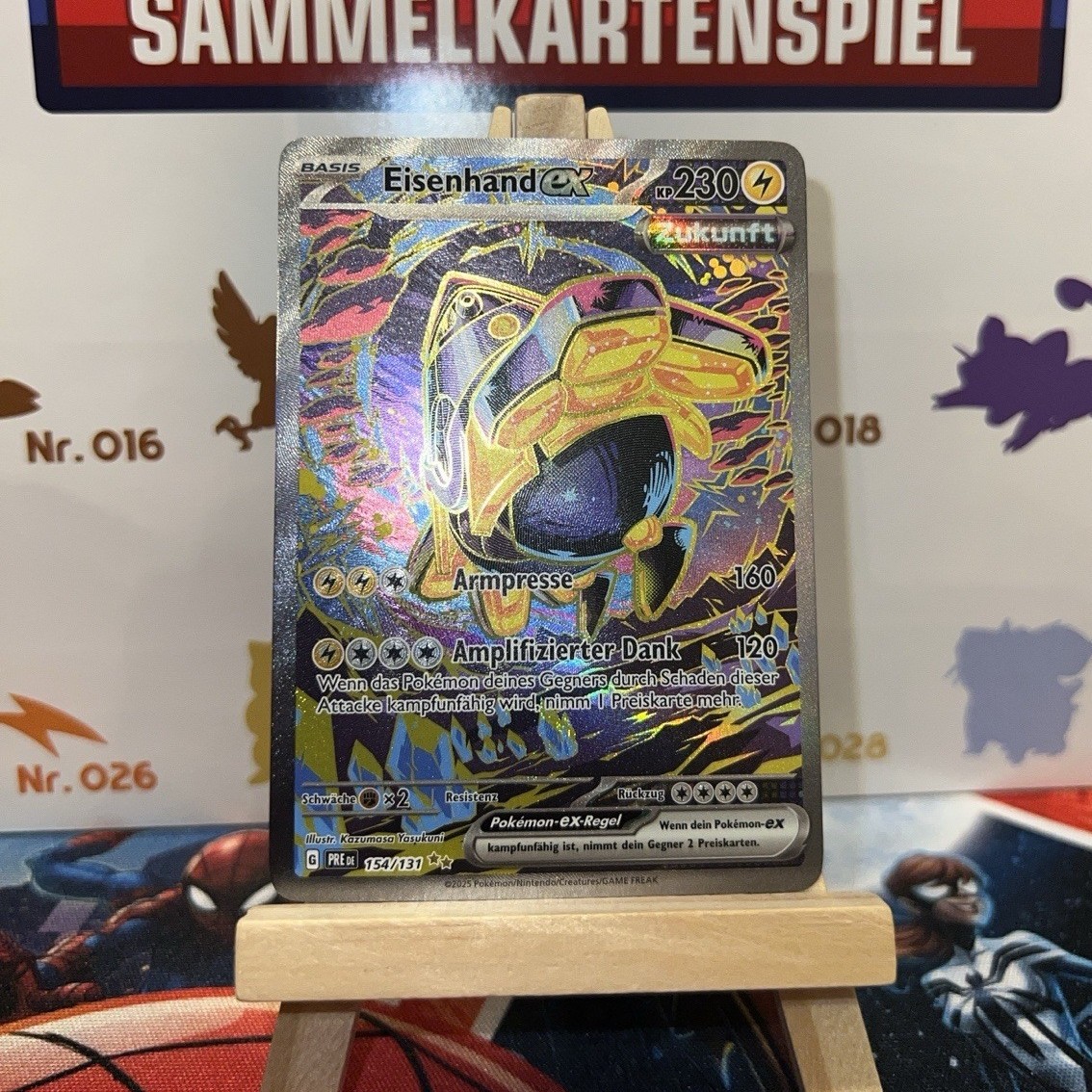 Eisenhand ex 154/131 DE Paldeas Schicksale Secret Illustration Rare