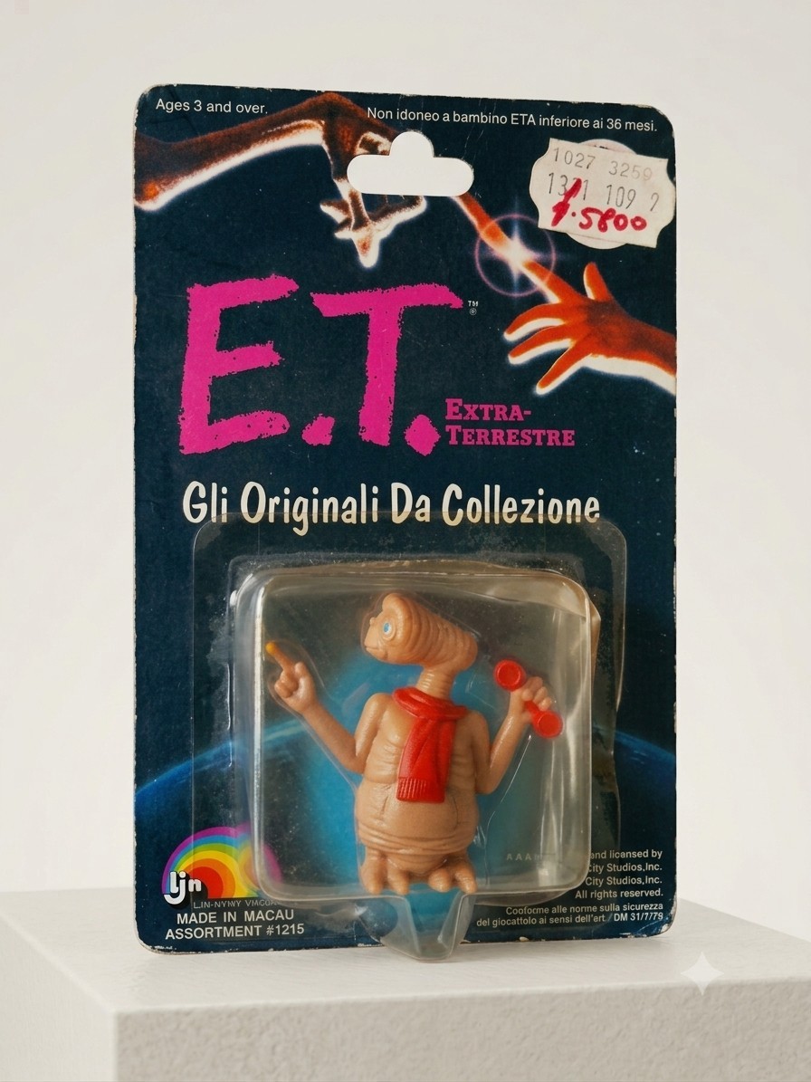 LJN E.T. Extra-Terrestre Action Figure 10 cm 1982 Art.1215 con Speak&Spell