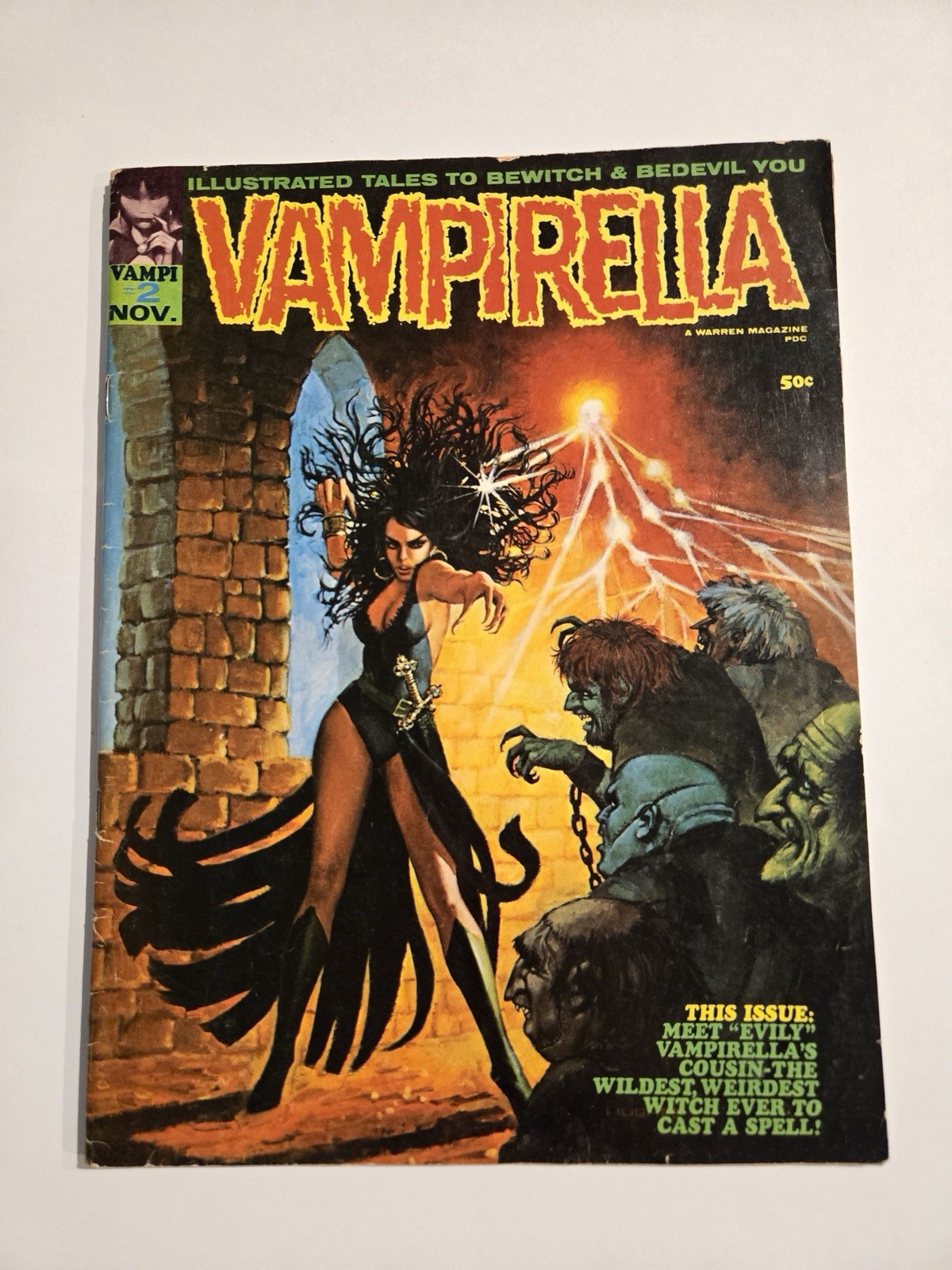 VAMPIRELLA #2 (1969 Rivista Warren) 2° App di Vampirella!