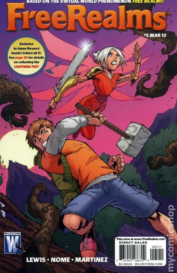 Free Realms #5 FN 2010 Stock Image