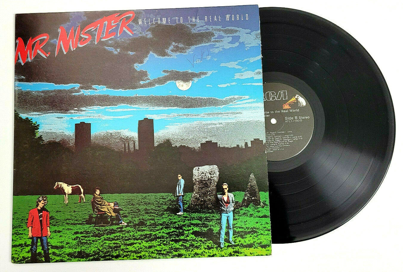 Mr. Mister Welcome to the Real World Rock LP Original Pressing RCA Vinyl Record