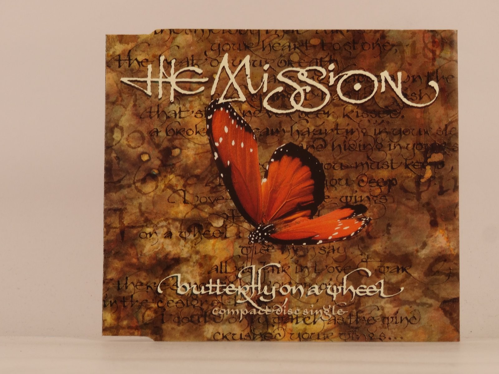 THE MISSION BUTTERLY ON A WHEEL (H47) 3 Track CD Single including Picture Sleeve