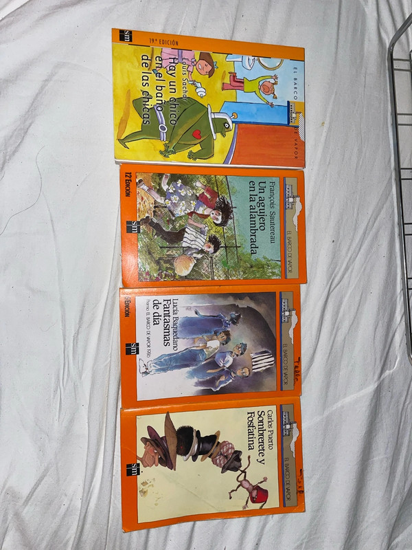 Pack de 4 libros El barco de vapor +9 años