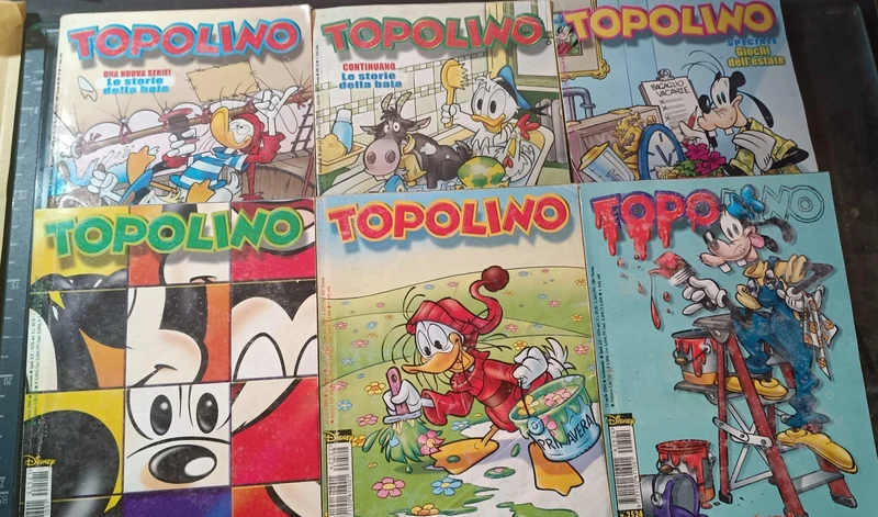 Lotto Topolino 2380-2382-2383-2521-2522-2524