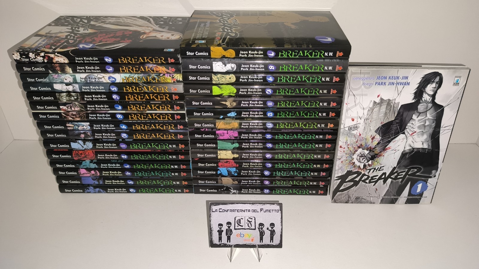 THE BREAKER SERIE COMPLETA 1/10 + NEW WAVES 1/20 COMPLETA STAR COMICS MANGA NW