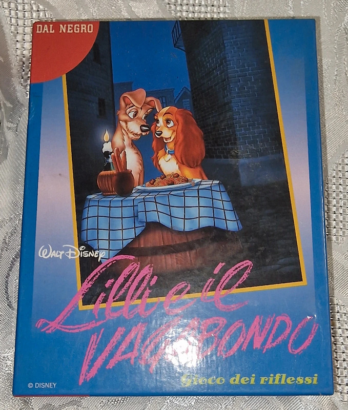 Gioco di carte vintage,della Walt Disney "Lilli e il vagabondo"