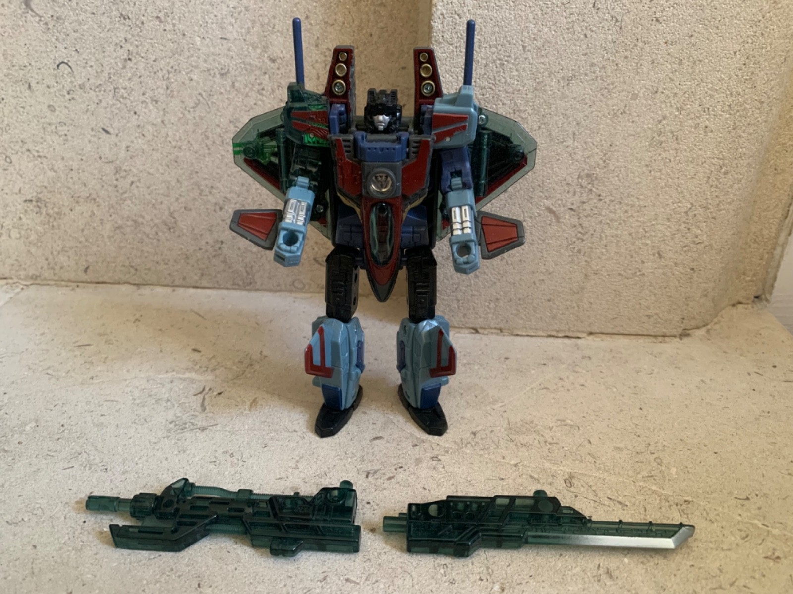 Hasbro Transformers Energon Starscream Combat Class Decepticon Loose Complete