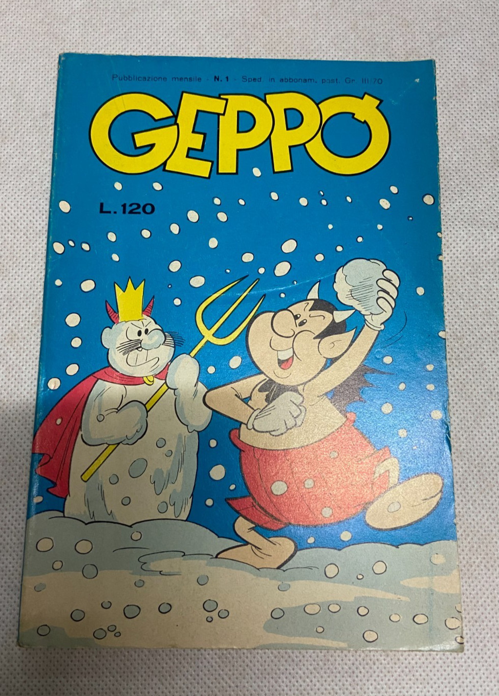 Geppo n. 1 Edizioni Bianconi  Gennaio 1971 Ottimo+++