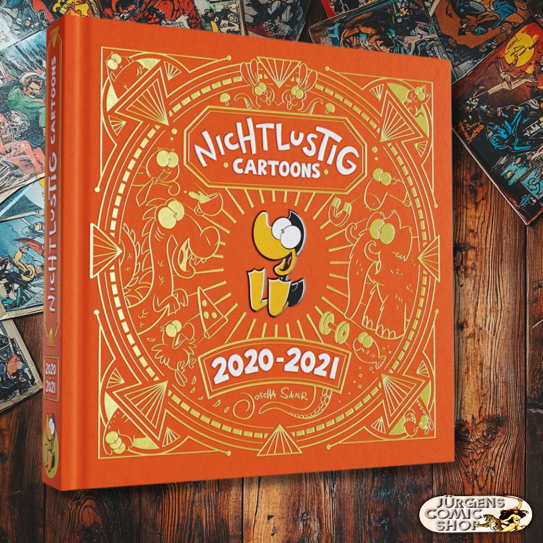Raccolta cartoni animati NON DIVERTENTI 2020-2021 copertina rigida Joscha Sauer cartoni animati