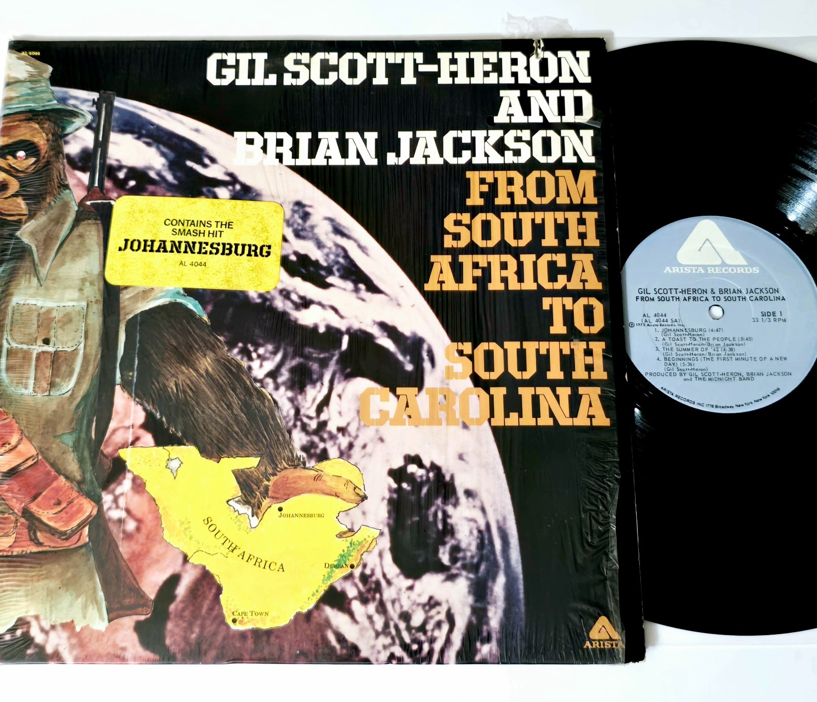 GIL SCOTT HERON BRIAN JACKSON FROM SOUTH AFRICA TO CAROLINA LP SHRINK SOUL FUNK