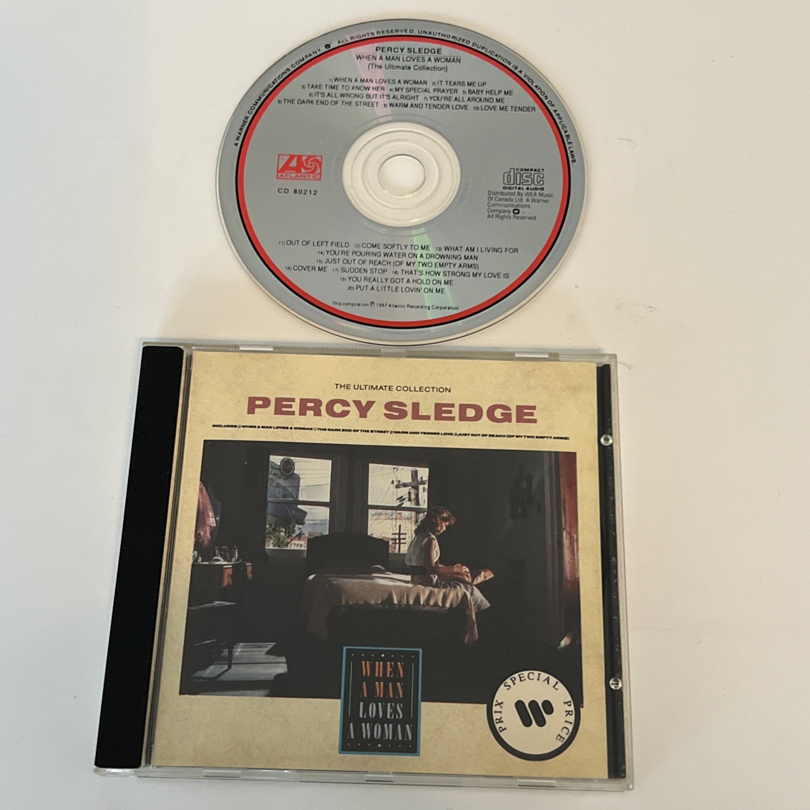 The Ultimate Collection by Percy Sledge (CD, 1990)
